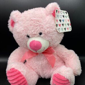 Kelly Toys Valentine's Day Pink Teddy Bear Stuffed Animal Plush Toy